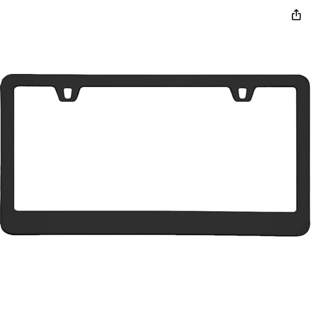 Cruiser Accessories 15350 Neo Classic License Plate Frame, Black